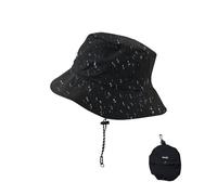 BRDXOOL Cappello da bucket da donna, resistente al sole, all'acqua e alla pioggia, design pieghevole e ad asciugatura rapida, sottogola portatile per esterni, design facile da riporre, adatto per le