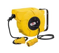 BRE013110 Brennenstuhl Avvolgicavo Da Parete Auto 110V 9+2m 16A 1 Presa
