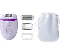 Bre275/30 Satinelle Essential Epilatore Elettrico Compatto, 4 Accessori, 23.9 x