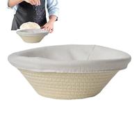 Bread Basket - Cotton Rope, Cloth Bread Proofing Basket, Breads Baking Set With Proofing Baskets, Starter Jar, Breads Lame, Dough Scraper & Whisk, Perfect For Homemade Lovers