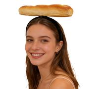 Bread Design - Headband Simulation Bread Design | Funny Comfortable Hair Hoop, Realistic Food Style Headdress for Carnival Gown Themed Birthday School Events, Quirky Styling Accessory For Creative
