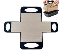 Bread Pan Liners - Pan Liners For Baking, Heat-Resistant Reusable Non Stick Mat | Cake Pans Linerrs With Handles,for Kitchen Bakery Family Party Holiday Christmas Cake Cupcake Dessert