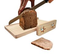 Bread Slicer Guide, Horizontal Cutting Board, Adjustable Loaf Slicing Tool with Crumb Tray, Precision Kitchen Gadget, Ideal For Homemade Bread, Cakes, Toast, And Bagels