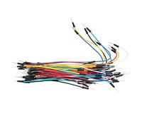 Breadboard Jumper Wires Kit 65Pcs Multicolored Carbon Steel Connection Test Line Assorted Length for Breadboard Projects Electronic Components