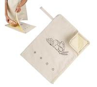 breadStorage Bag - 33.02×43.18cm Beeswax Fabric breadKeeper Pouch, Reusable Eco Friendly Food Storage Wrap | Natural Cotton Waxed breadBag for Kitchen Home Use, Durable Freshness Saver Bag, Eco Bak