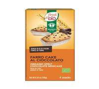 Probios Farro Cake al Cioccolato - 1 Confezione da 4 Snack [180 gr]