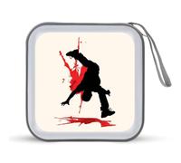 Break Dance - Custodia porta CD portatile, capacità 40 DVD, organizer per viaggi in auto, Stile:, Taglia unica