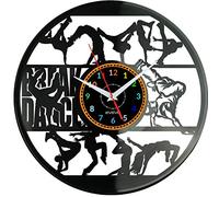 Break Dance Dance Orologio da Parete Decorativo Moderno Vinile Piastra in Vinile Regalo W1067