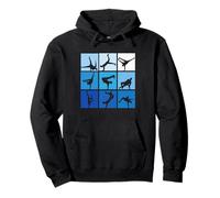 Break Dance Poses - Hip Hop Old School Anni '80 e '90 Felpa con Cappuccio