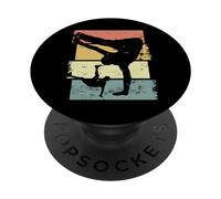 Breakdance Vintage Hip Hop Musica Breakdance PopSockets PopGrip Adesivo