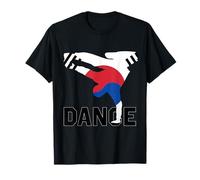 Breakdancer Bandiera della Corea del Sud Maglietta