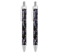 Breakdancer Street Dance - Penna a sfera retrattile da 0,5 mm, per ufficio, punta media, 2 pezzi, come da immagine 1