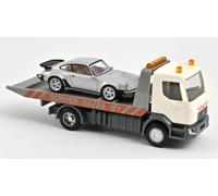 1/43 NOREV - RENAULT - CARRO ATTREZZI TRUCK CAR TRANSPORTER WITH PORSCHE 431130