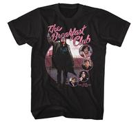 Breakfast Club - Cerchi Dei Personaggi - T-Shirt Uomo Cotone Manica Corta Nera