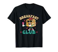 Breakfast Club Retro Vintage Pancake Estetico Brunch Maglietta