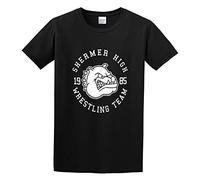 Breakfast Club Shermer High School Wrestling Team Bulldogs 1984 Men Adult Short Sleeve Black S