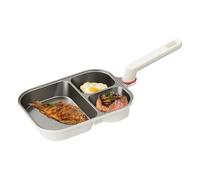 Breakfast Frying Pan, Multipurpose Egg Cooker for Steak, Nonstick with Heavy Duty Skillet, Kitchen Pan for Bacon, Sausage, Omelettes, Tortilla, Arepas, Sandwiches Camping and Bistro Use