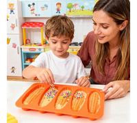 Breakfast Sandwich Egg Mold - Silicone Heat Resistant Non Stick | Corn Cob Bread Pan | For Restaurant Party Grilling Baking Picnic Kitchen Camping Home Family, Reusable Flexible Cooking Accessory