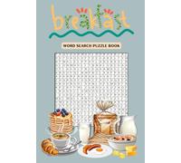 BREAKFAST Word Search Puzzle Book : Word Searches with Easy to Read Print | 6x9 inches,112 Pages | 50 + puzzles... Gift for Free Times, Holidays and Vacations