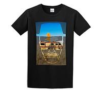 Breaking Bad Heisenberg Face And RV Men Simple Tshirt Black 3XL