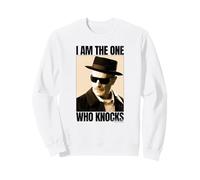 Breaking Bad I Am The One Who Knocks Sepia Portrait TV Show Felpa