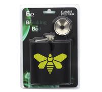 Breaking Bad Logo Chimico Della Moth Dorata Flask Da 6oz