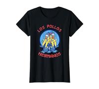 Breaking Bad Los Pollos Hermanos Hazmat Suits TV Show Maglietta, Donna, Nero, S