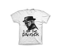 Breaking Bad Officially Licensed Merchandise Am The Danger T-Shirt (White), Medium