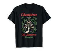 Breaking Bad Oh Chemistree Funny Christmas Science Humor Maglietta