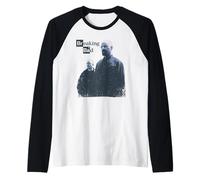 Breaking Bad Walter And Jesse Black And White Photo TV Show Maglia con Maniche Raglan