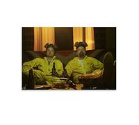 Breaking Bad Walter Jesse Movie Poster artistico, tela, stampe artistiche, regali, foto, quadro, decorazione per la casa, 20 x 30 cm