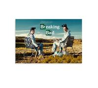 Breaking Bad Walter Jesse Movie Poster decorativo da parete, per soggiorno, camera da letto, decorazione moderna per la camera da letto, 30 x 45 cm