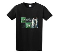 Breaking Bad Walter White And Jesse Pinkman Men's Black T-Shirt Unisex Tee Shirt S