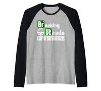 Breaking Roads - Maglietta da Auto Road Trip Maglia con Maniche Raglan
