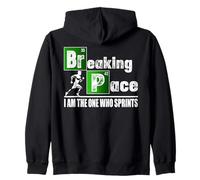 Breaking Space Running Funny Runner Felpa con Cappuccio