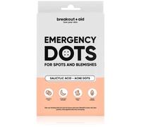 breakout + aid Emergency Dots For Spots and Blemishes trattamento localizzato anti-acne per viso, décolleté e schiena con acido salicilico 72 pz