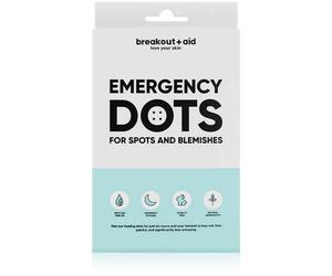 breakout + aid Emergency Dots For Spots and Blemishes trattamento localizzato anti-acne per viso, décolleté e schiena con olio della pianta del the 72 pz