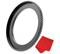 Breakthrough Anello adattatore per obiettivi fotografici e filtri, lavorato a controllo numerico