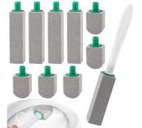 BREANIFULL 10 pezzi Cleaning Block WC efficace pietra pomice detergente WC a 2 f