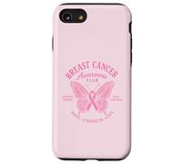 Breast Cancer Awareness Club Pink Ribbon Butterfly Custodia per iPhone SE (2020) / 7/8