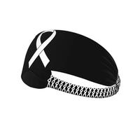 Breast Cancer Awareness Elastic Exercise Headband For Women&Men,Wide Headbands For Women Athletic Sweatbands - Fashion Elastic Sports Hair Band For Yoga Fitness