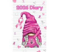 Breast Cancer Awareness Pink Gonk 2026 Diary | Ruled A5 | Planner To Do List | Junk Journal: Gnome 2025 Diaries Pink Ribbon Support | 6 x 9 | Gift | Writing book | Notebook