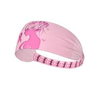 Breast Cancer Awareness Women Elastic Exercise Headband For Women&Men,Wide Headbands For Women Athletic Sweatbands - Fashion Elastic Sports Hair Band For Yoga Fitness