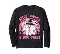 Breast Cancer Is Boo Sheet Maglia a Manica