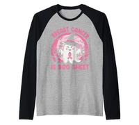 Breast Cancer Is Boo Sheet Maglia con Maniche Raglan