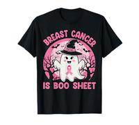 Breast Cancer Is Boo Sheet Maglietta