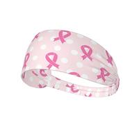 Breast Cancer Over Pink Elastic Exercise Headband For Women&Men,Wide Headbands For Women Athletic Sweatbands - Fashion Elastic Sports Hair Band For Yoga Fitness