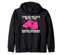 Breast Cancer Warrior Women Breast Cancer Awareness Gifts Felpa con Cappuccio
