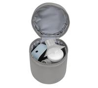 Breast Milk Cooler Bag, Baby Bottle Cooler, Insulated Baby Bottle Bag, Bottle Warmer Bag, Baby Milk Prep Machine, (12.5x15.5cm/4.92x6.1 Inches) For Breastmilk Cooler Bag, White, Gray And Black