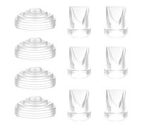 Breast Pump Parts, Lactation Support Extractor, Long-Lasting Softness, Breastfeeding Essentials for, Postpartum Comfort Kit for Hospital, Workplace, Nursery, Airplane Travel, 1.69x1.69 inches